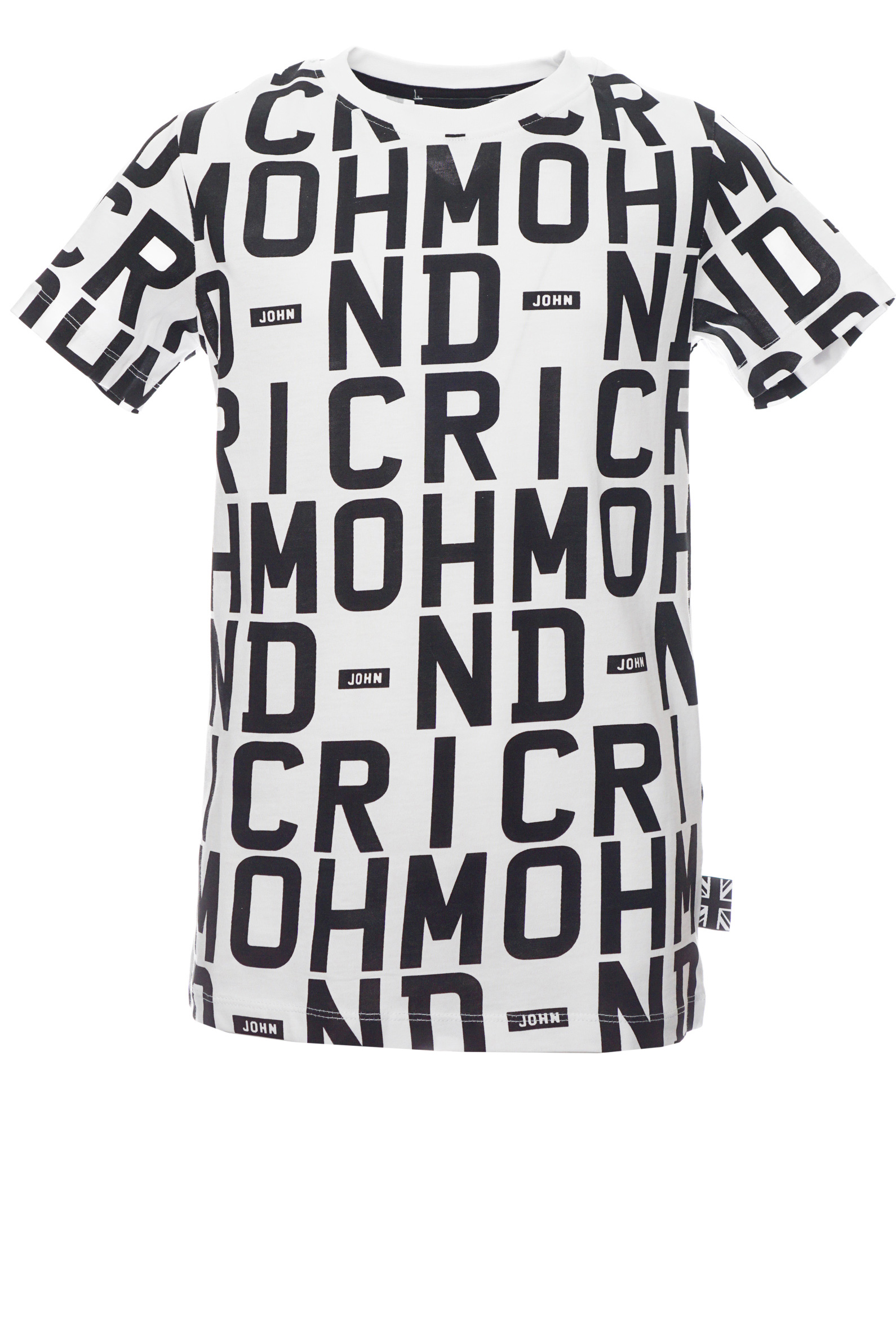 Футболка мал.АРТ.RBP24135TS,бел-чер,хл