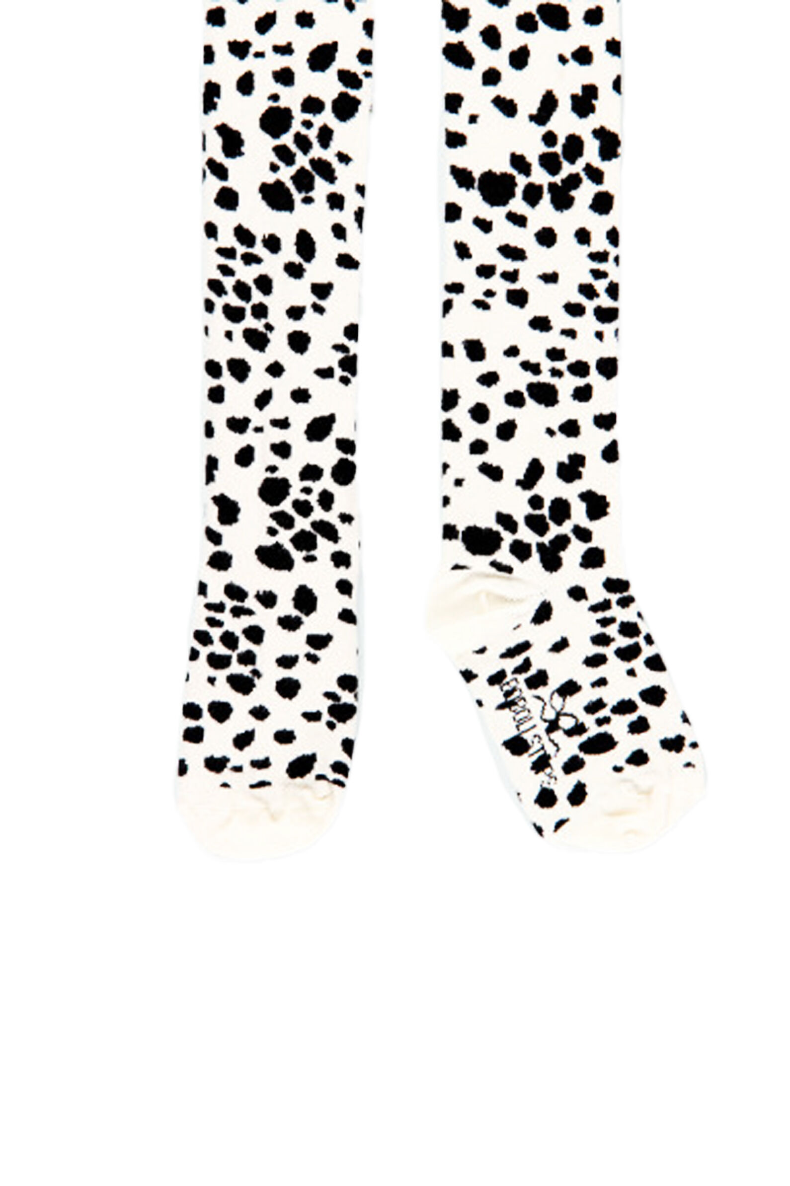 Колготки дев. АРТ.443078,бел-чер,хл-па-эл