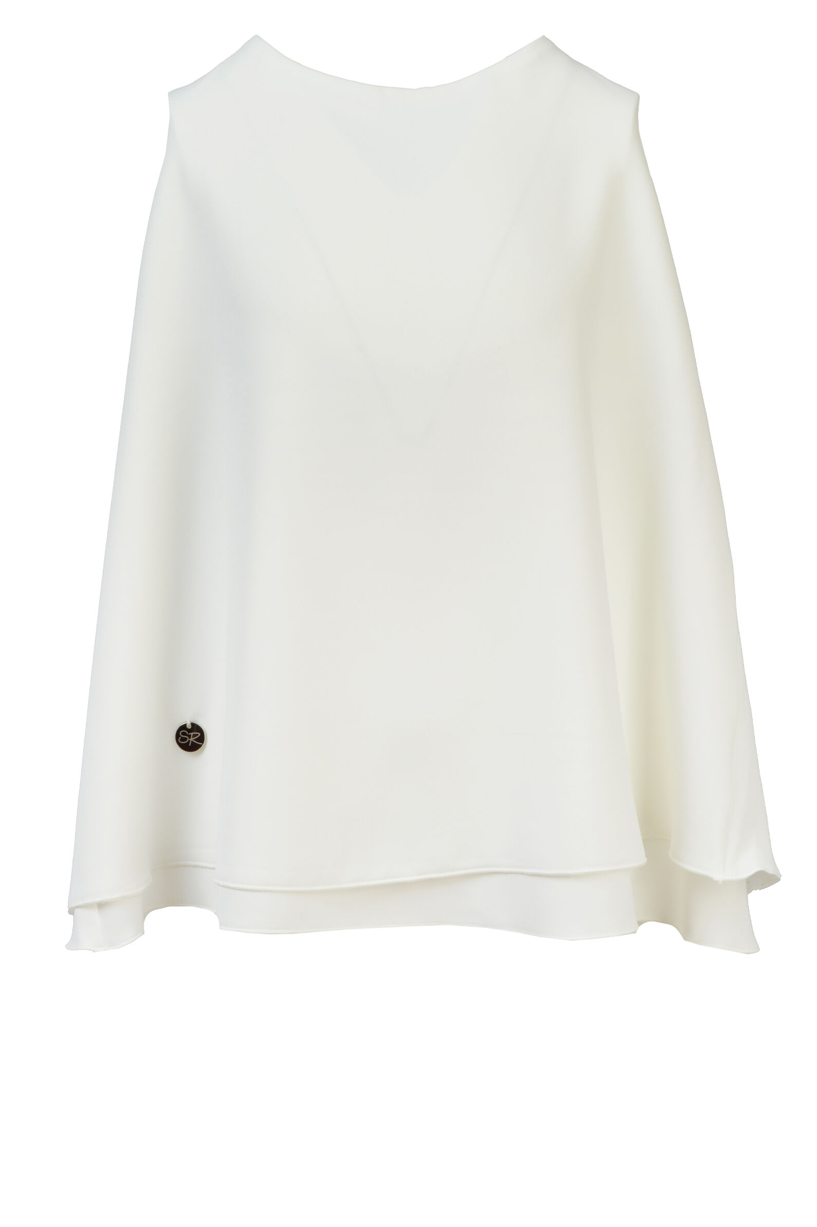 Блуза дев. АРТ.SR700M104,бел,вис