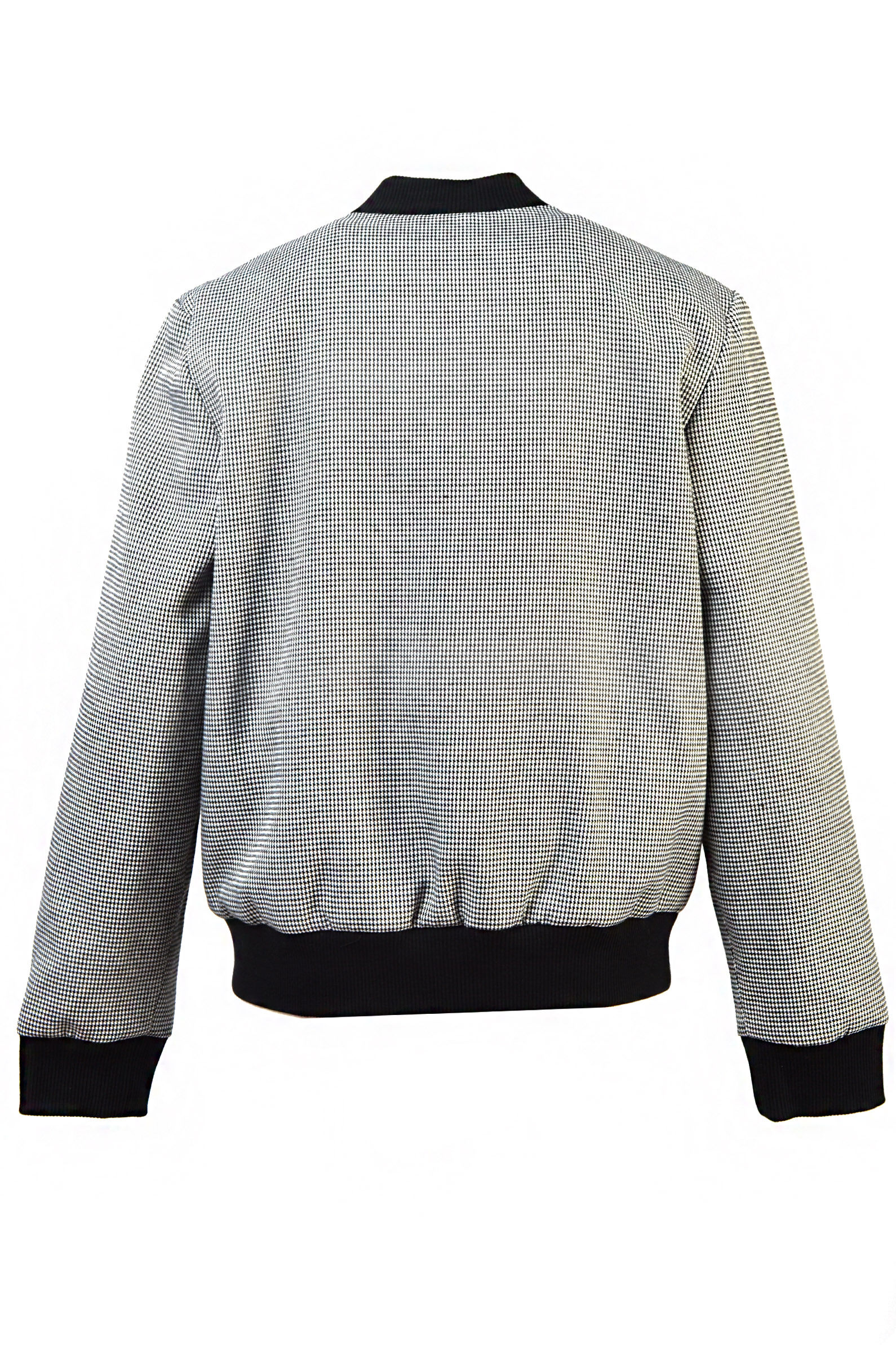 Бомбер дев. АРТ.SR630V696,черн-бел,пэ-вис-шер