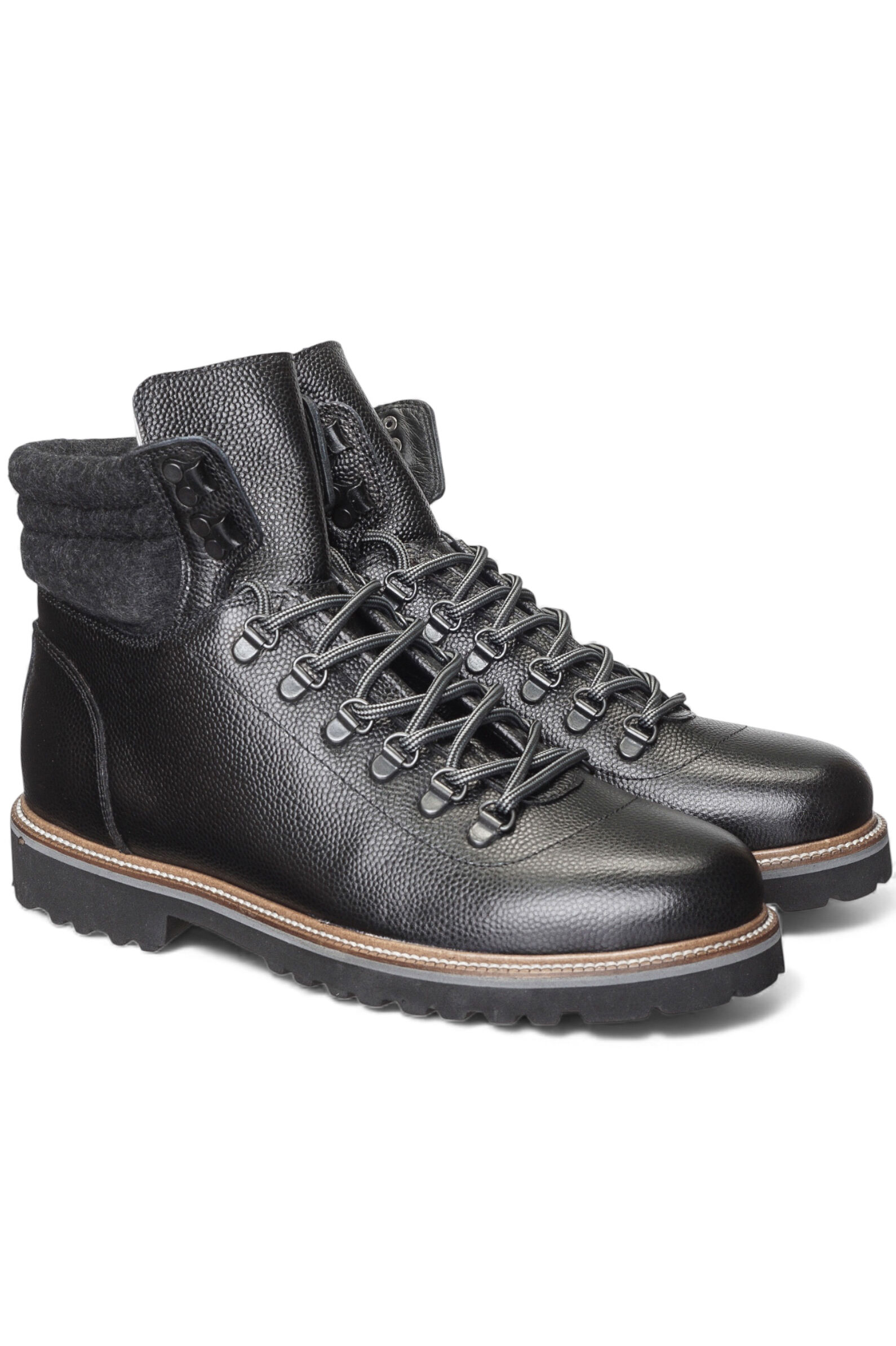 Ботинки муж. АРТ.23850B094,чер,н.к-тек/н.к-байка