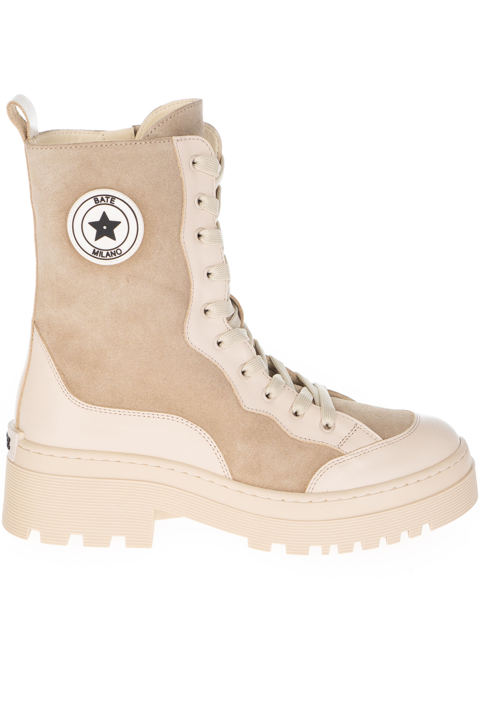 Ботинки жен. АРТ.26556,беж,н.к-з/байка