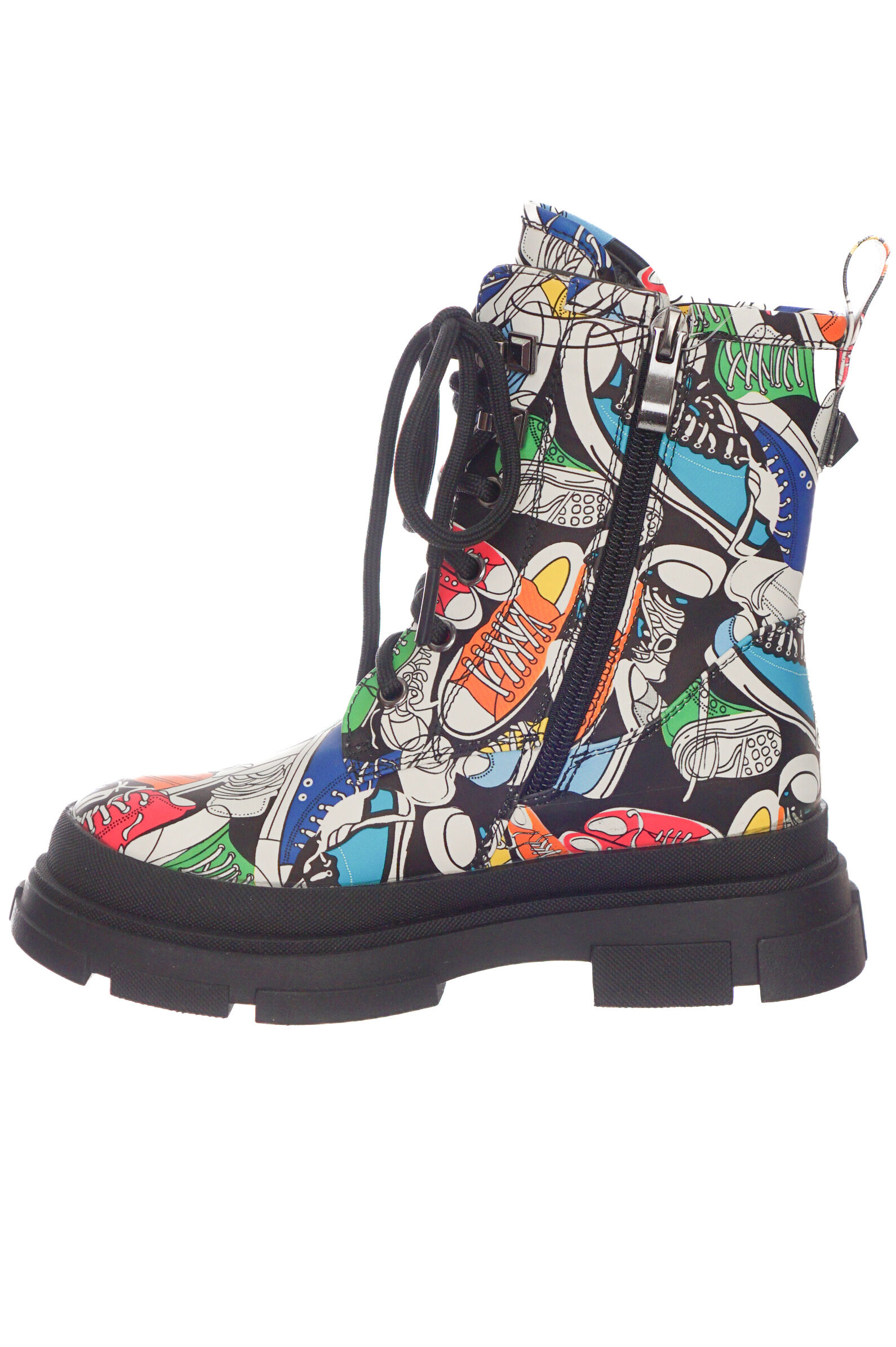 Ботинки дев. АРТ.51-860B,мульт,и.к/тек