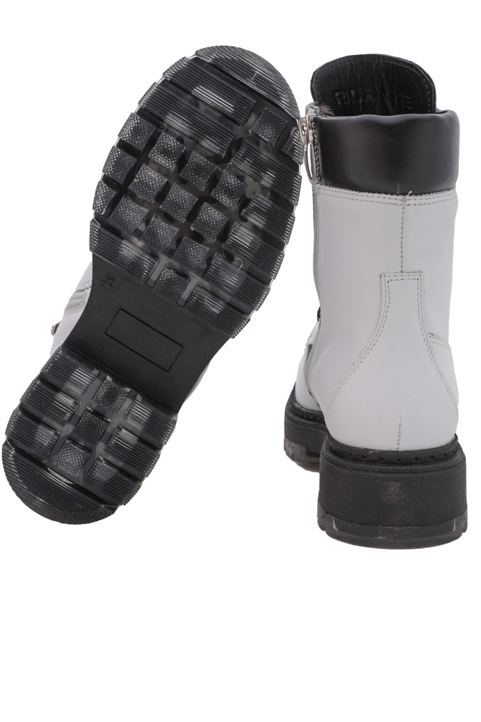 Ботинки дев. АРТ.526222222,бел,н.к/н.мех