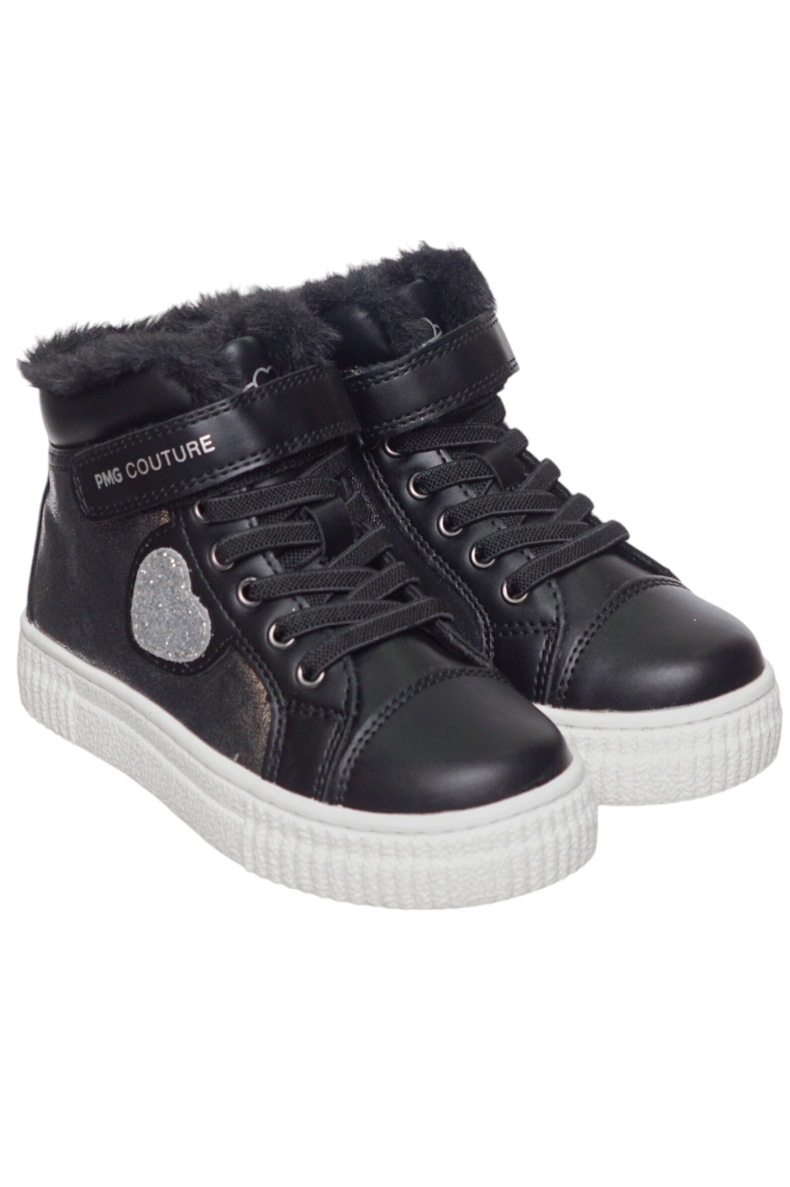 Ботинки дев. АРТ.6974022,чер,и.к/тек