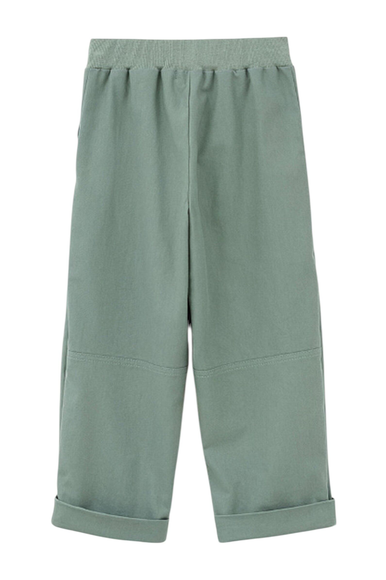 Брюки дев. АРТ.261075,зел,хл-вис