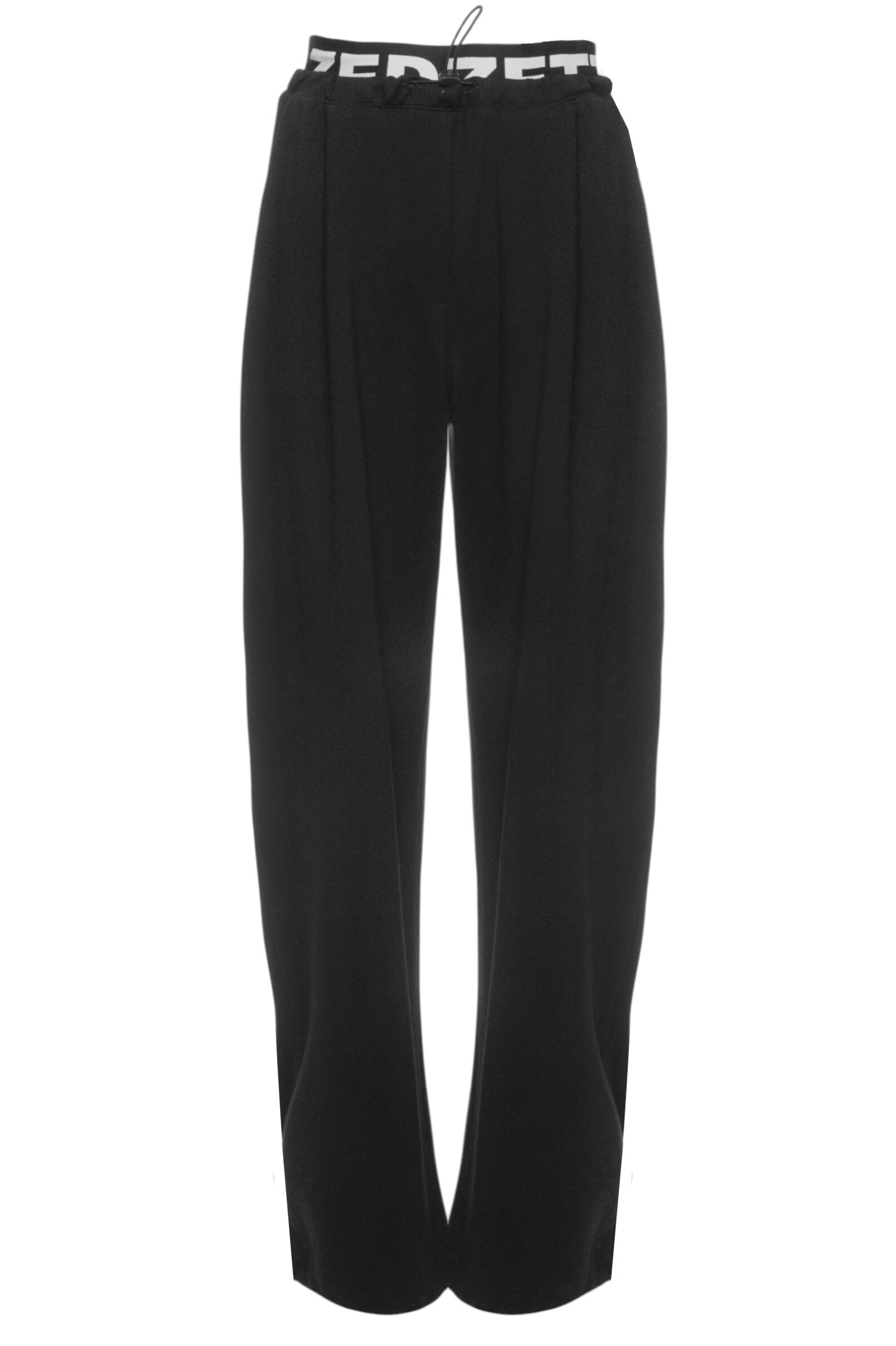 Брюки дев.АРТ.Ribbons,чер,вис-нейл-лайкра