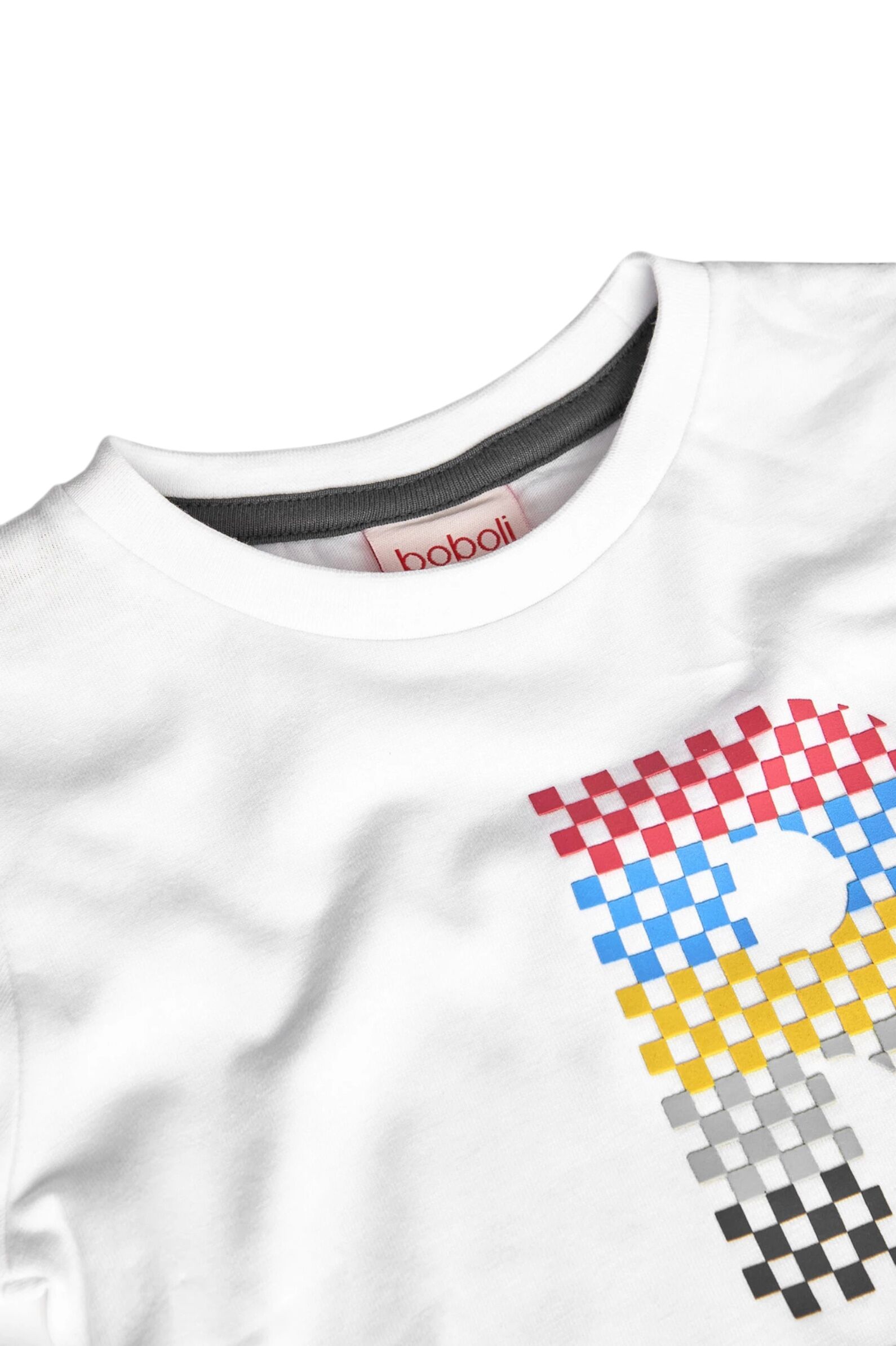 Футболка мал. АРТ.341031,бел-мул,хл