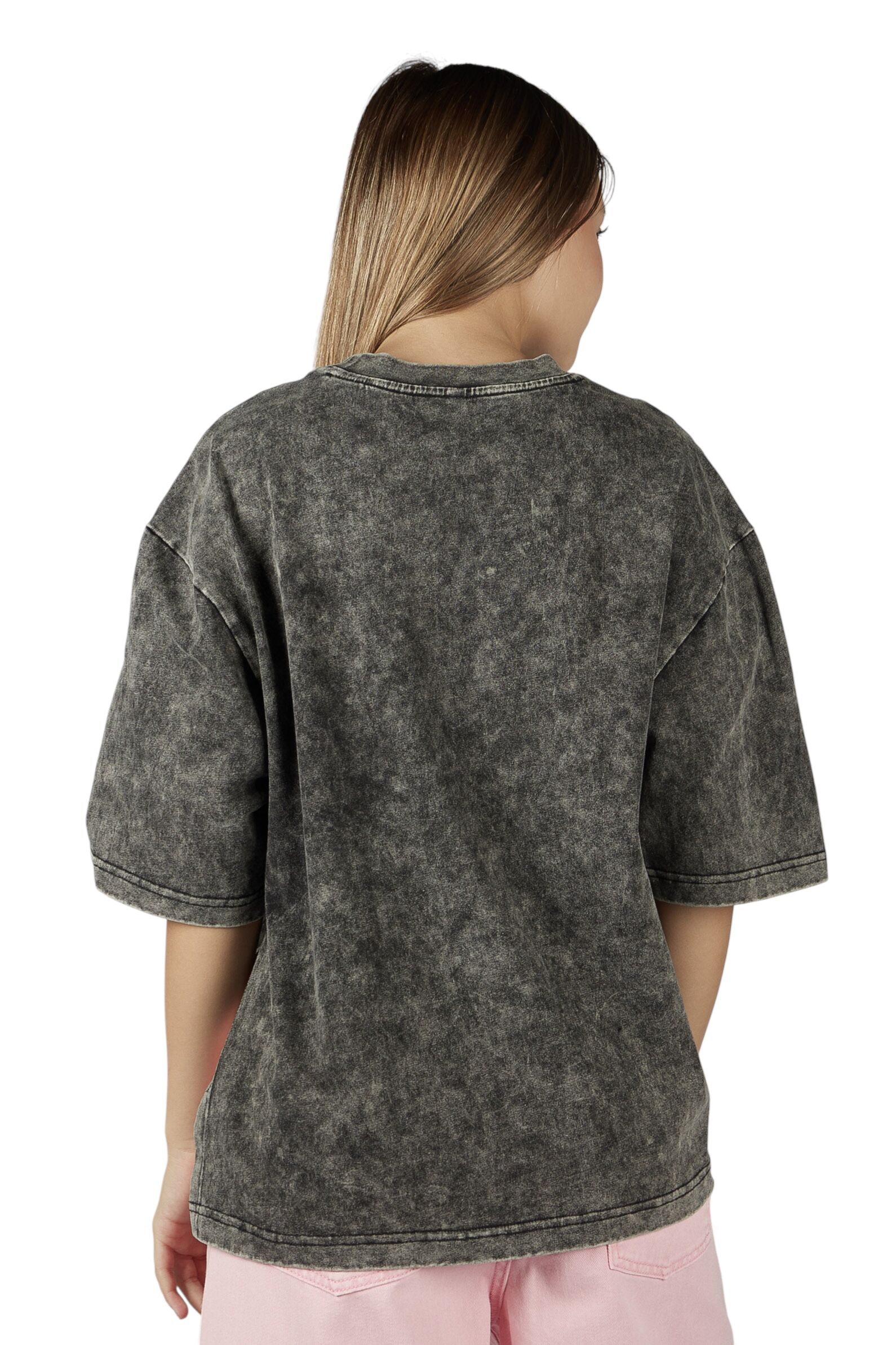 Футболка дев. АРТ.G-TS26007,сер,хл