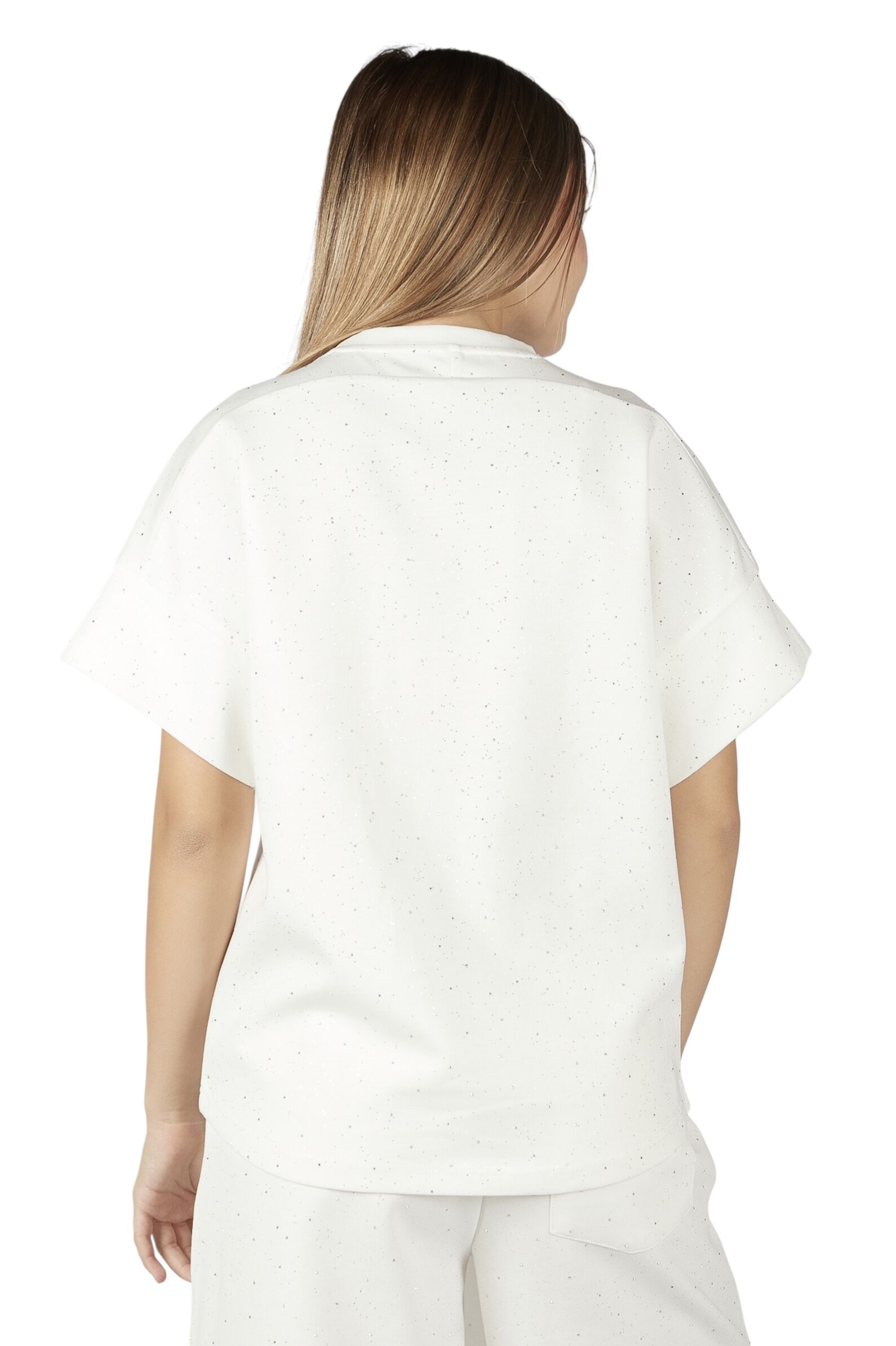 Футболка дев. АРТ.G-TS26101,бел,хл-эл