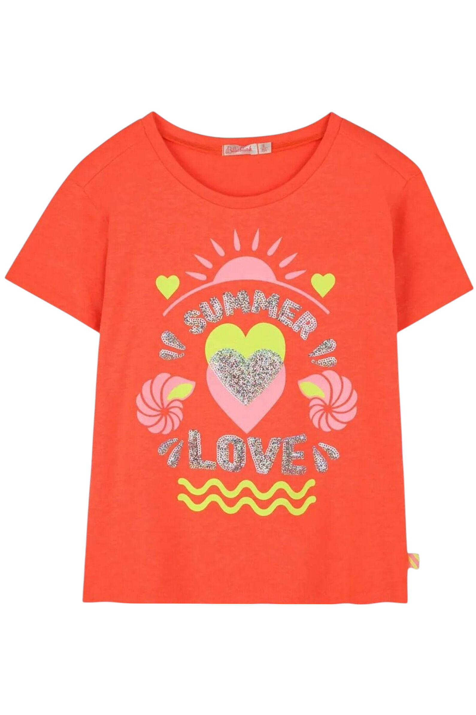 Футболка дев. АРТ.U20951/41D,оранж,пэ-хл