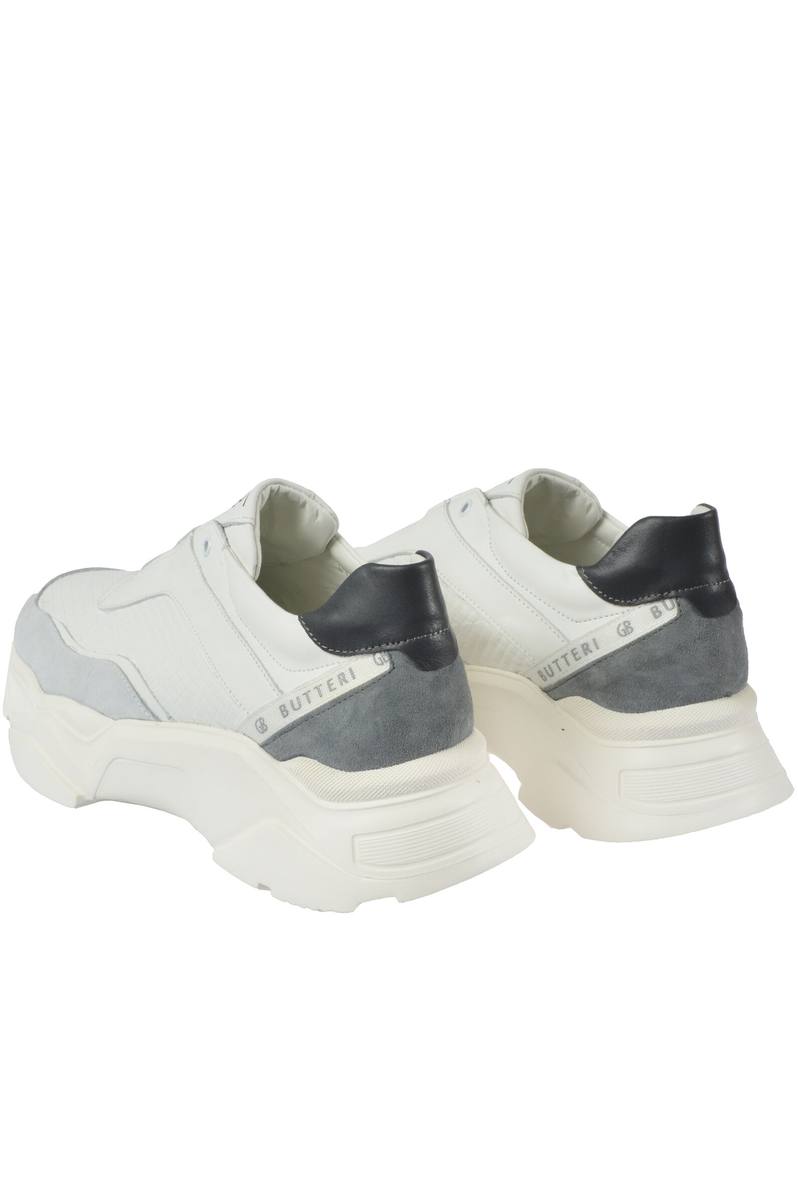 Кроссовки муж. АРТ.41640,бел-сер,н.к-з/н.к