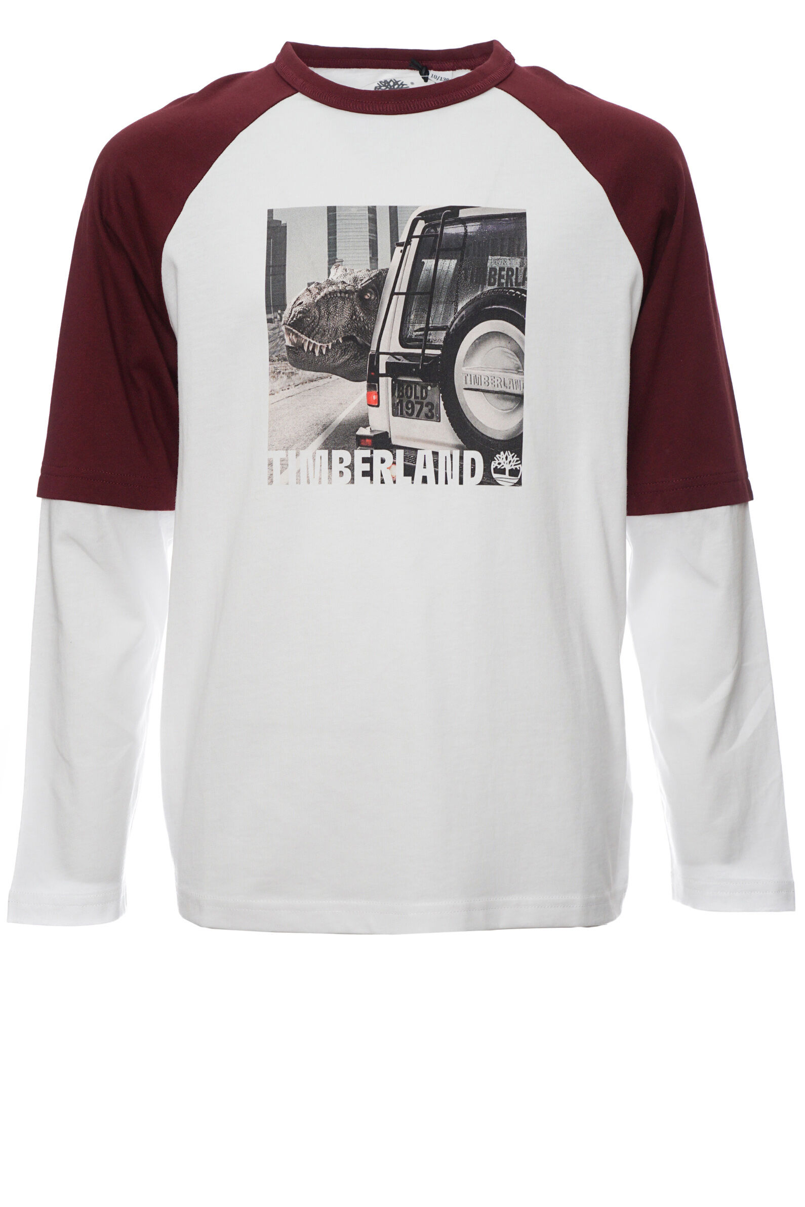 Лонгслив мал. АРТ.T60305/10P,бел-бордо,хл-эл