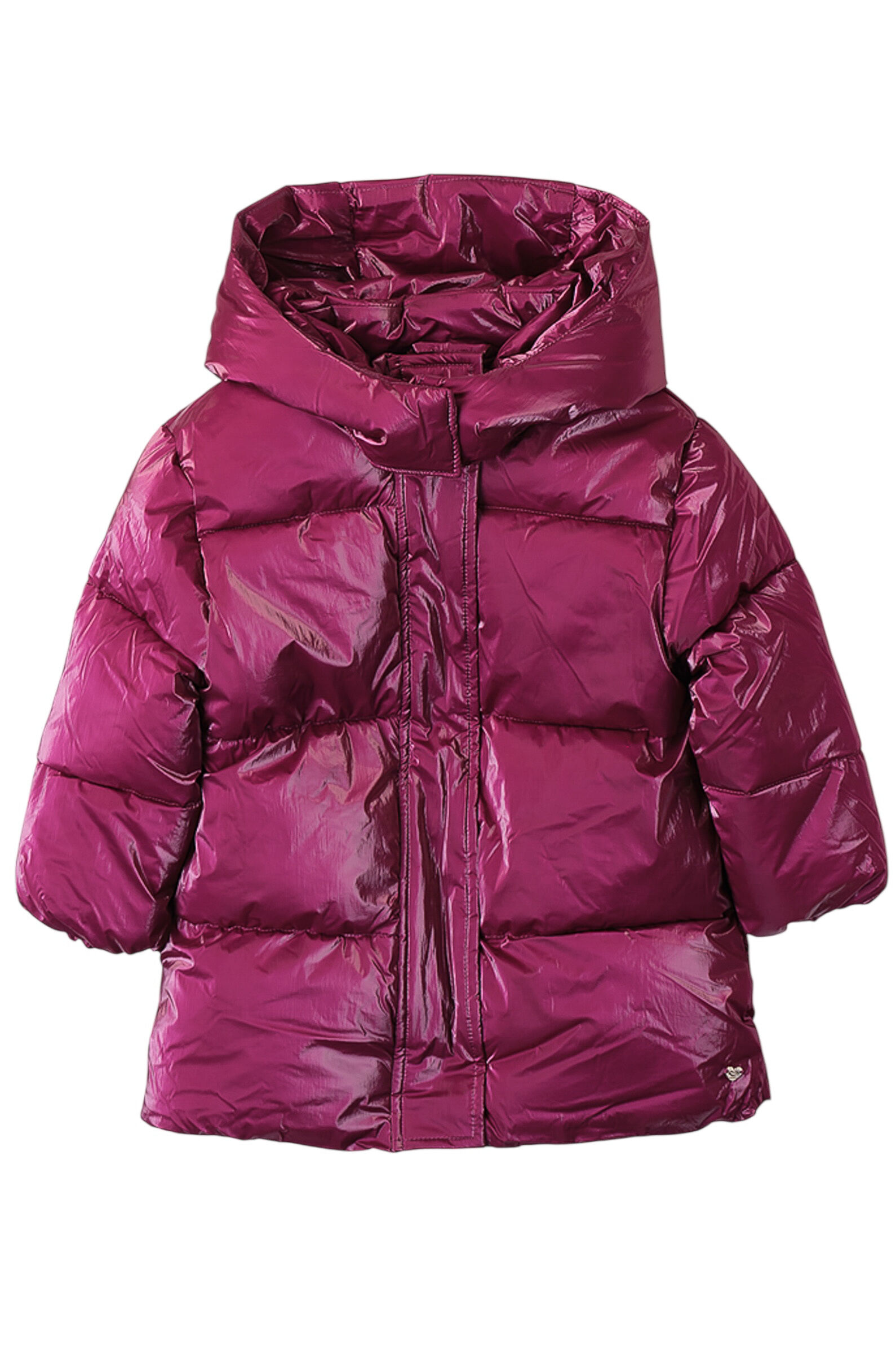 Пальто дев. АРТ.0.A287.00,бордо,нейлон