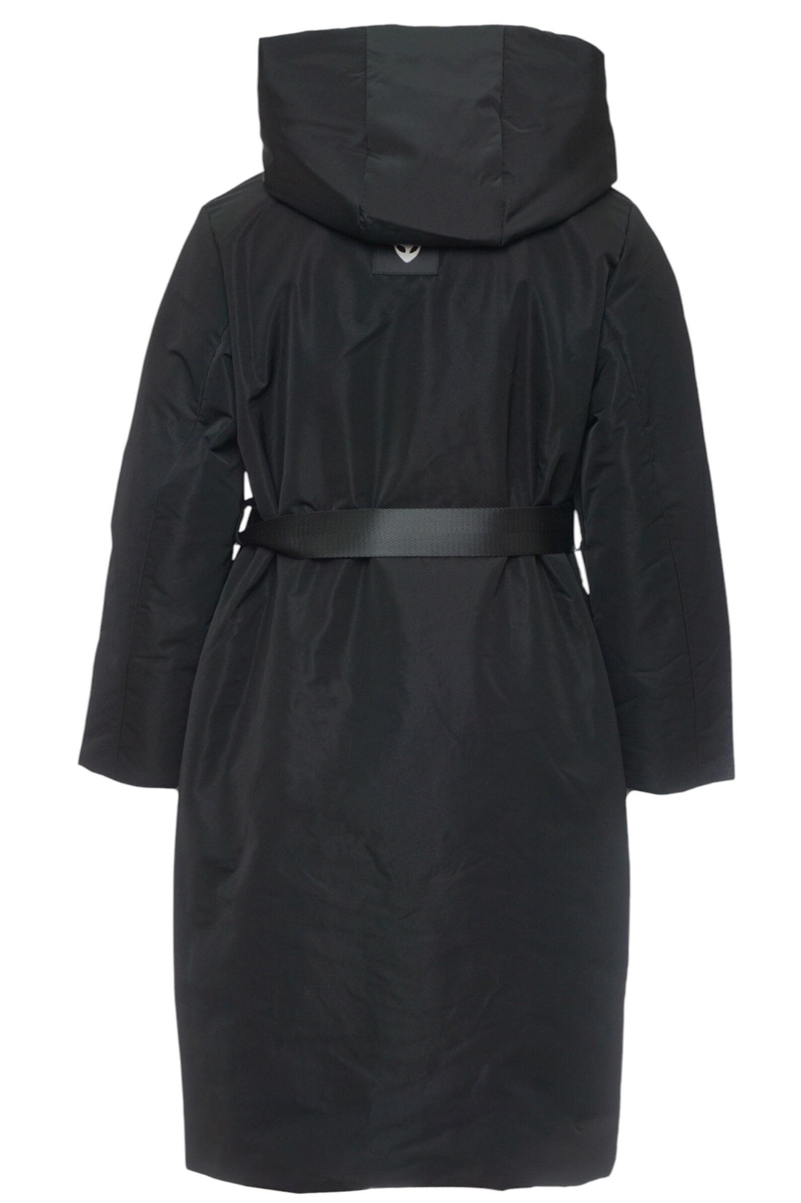 Пальто дев. АРТ.Foks black k,чер,полиэфир