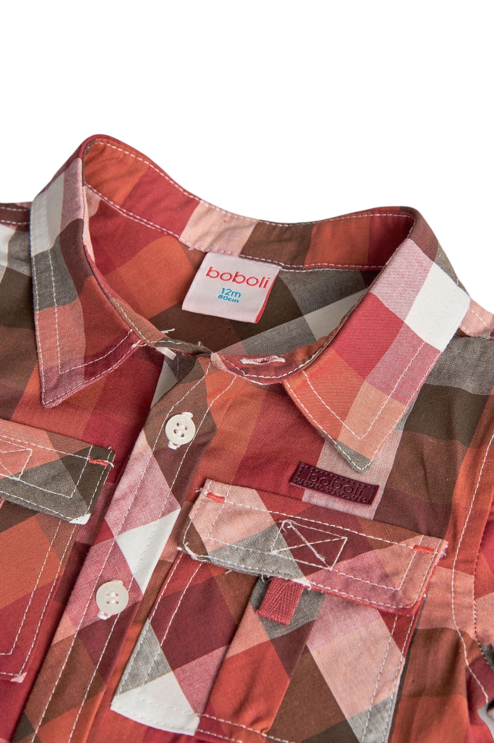 Рубашка мал. АРТ.331052,крас,хл