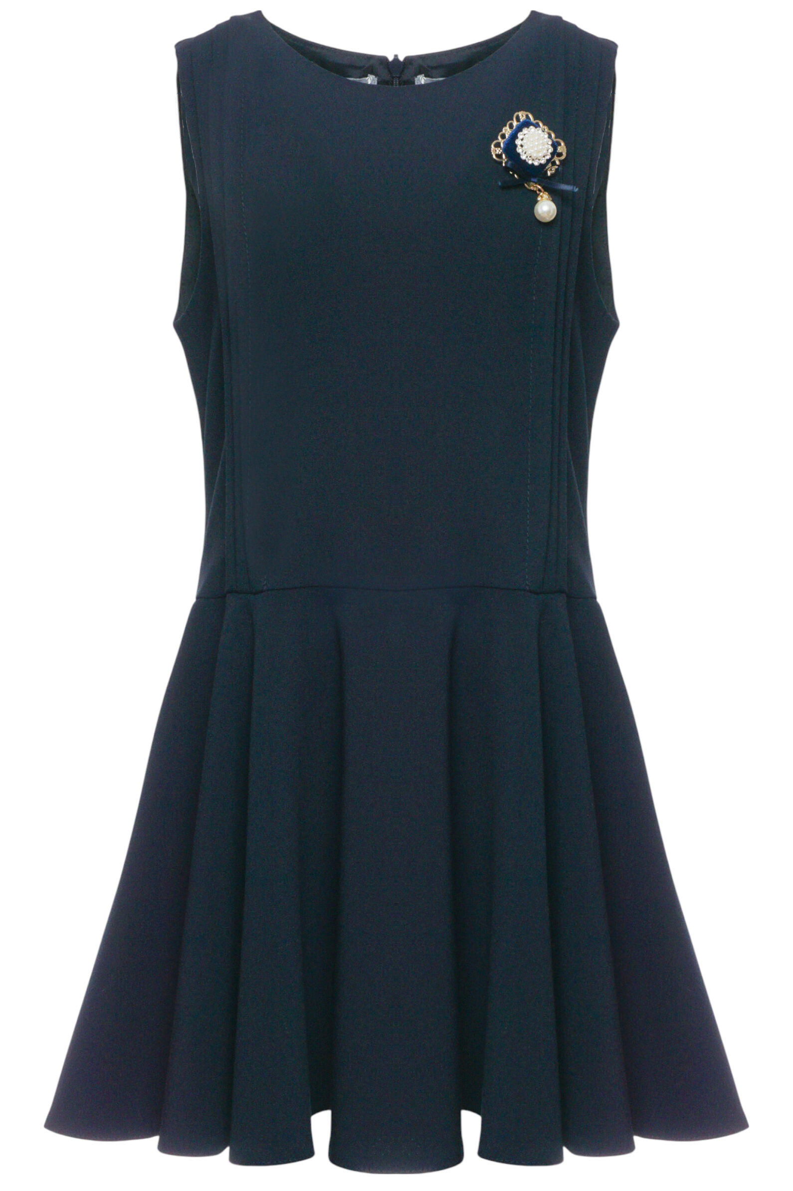 Сарафан дев. АРТ.23311,син,пэ-вис-эл