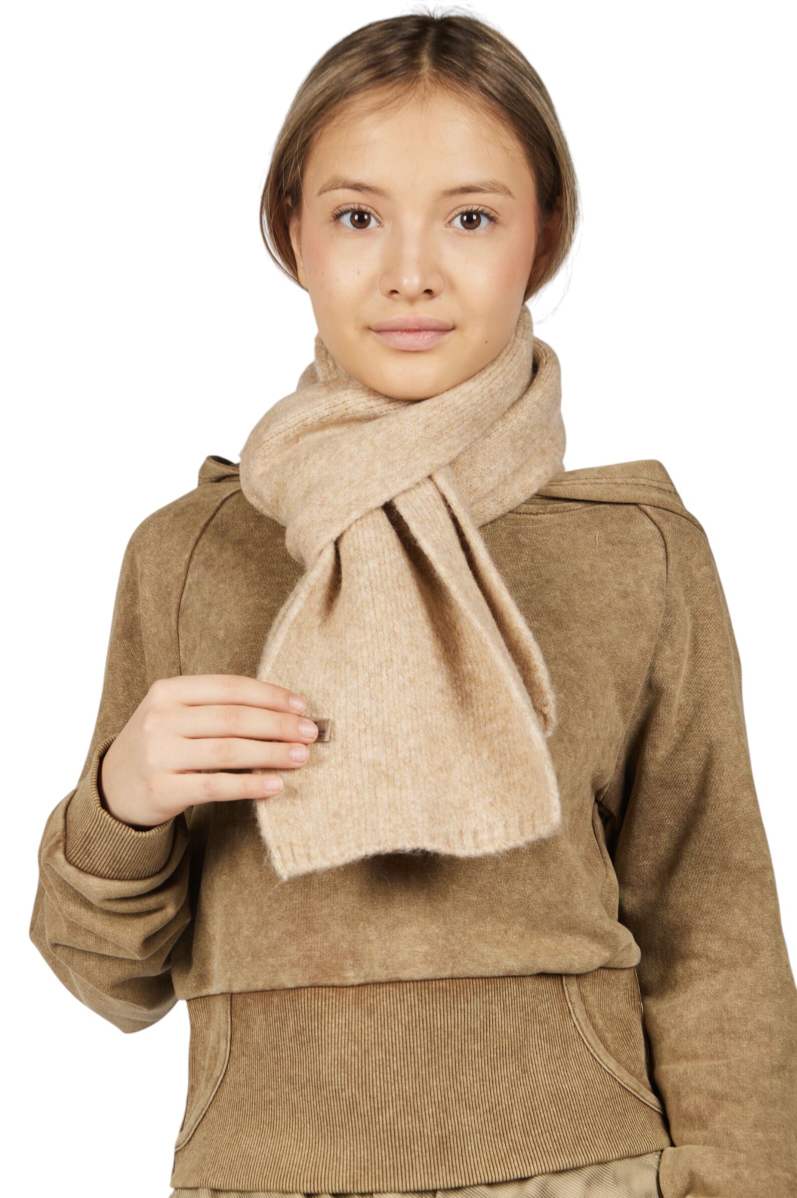 Шарф АРТ.A-SC55623,беж,хл-акр