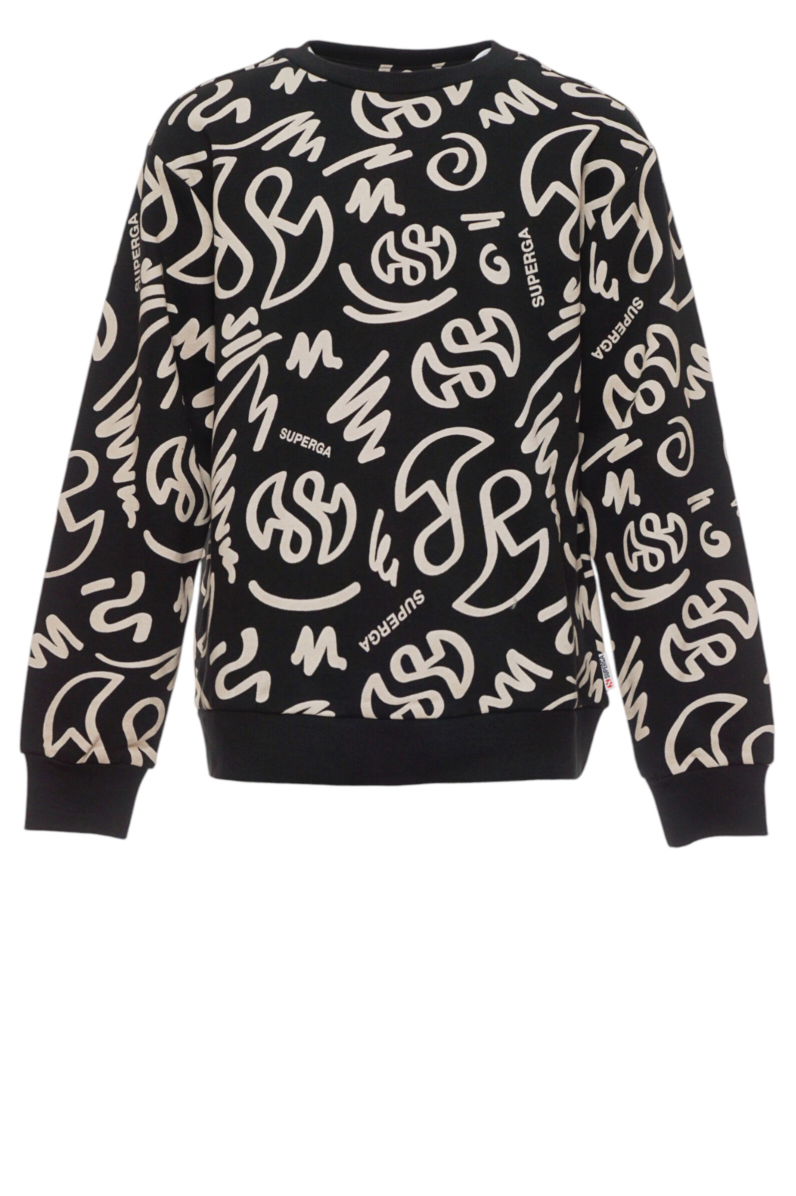 Свитшот АРТ.S.A149.00,чер-беж,хл