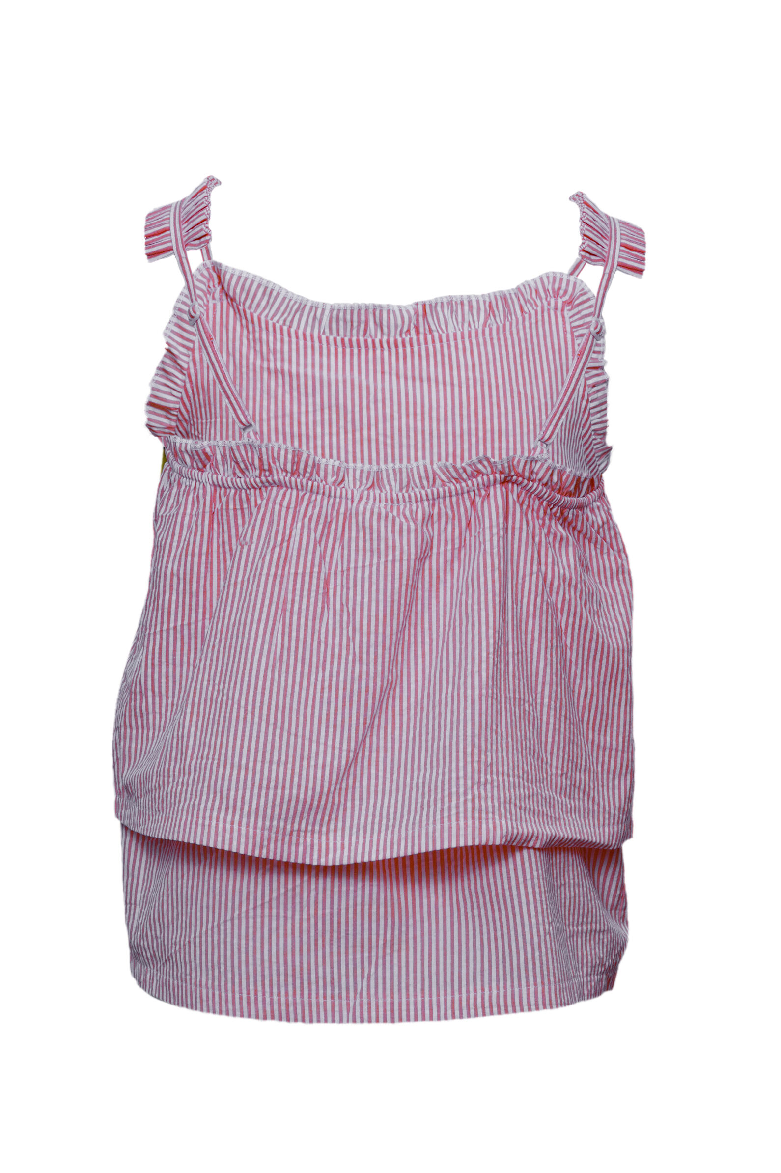 Топ дев. АРТ.446149,бел-оранж,хл-эл