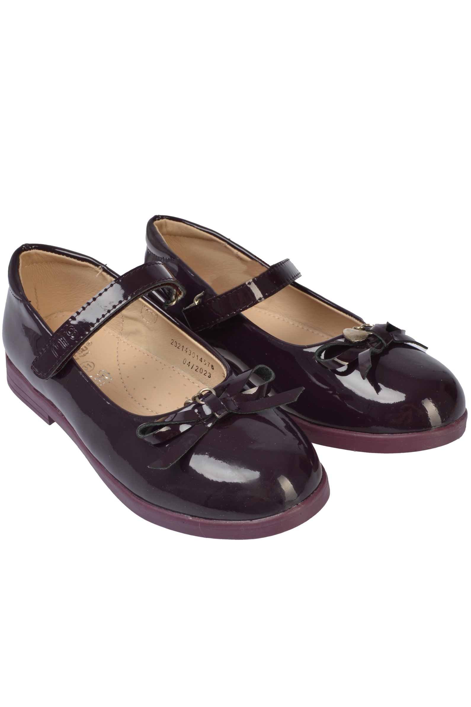 Туфли дев.АРТ.232143014576,бордо,н.л/н.к