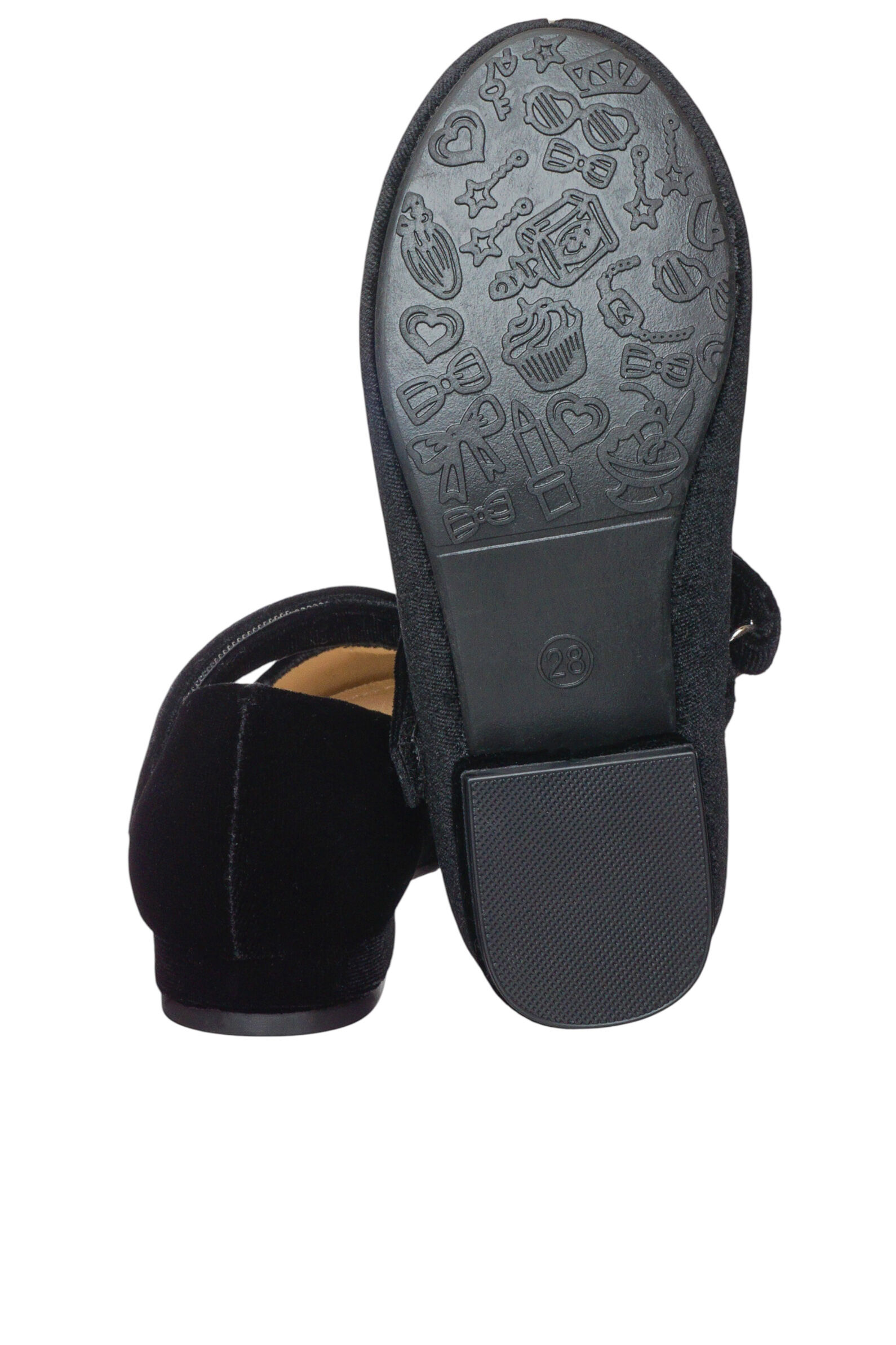 Туфли дев. АРТ.25119501156,чер,тек/тек