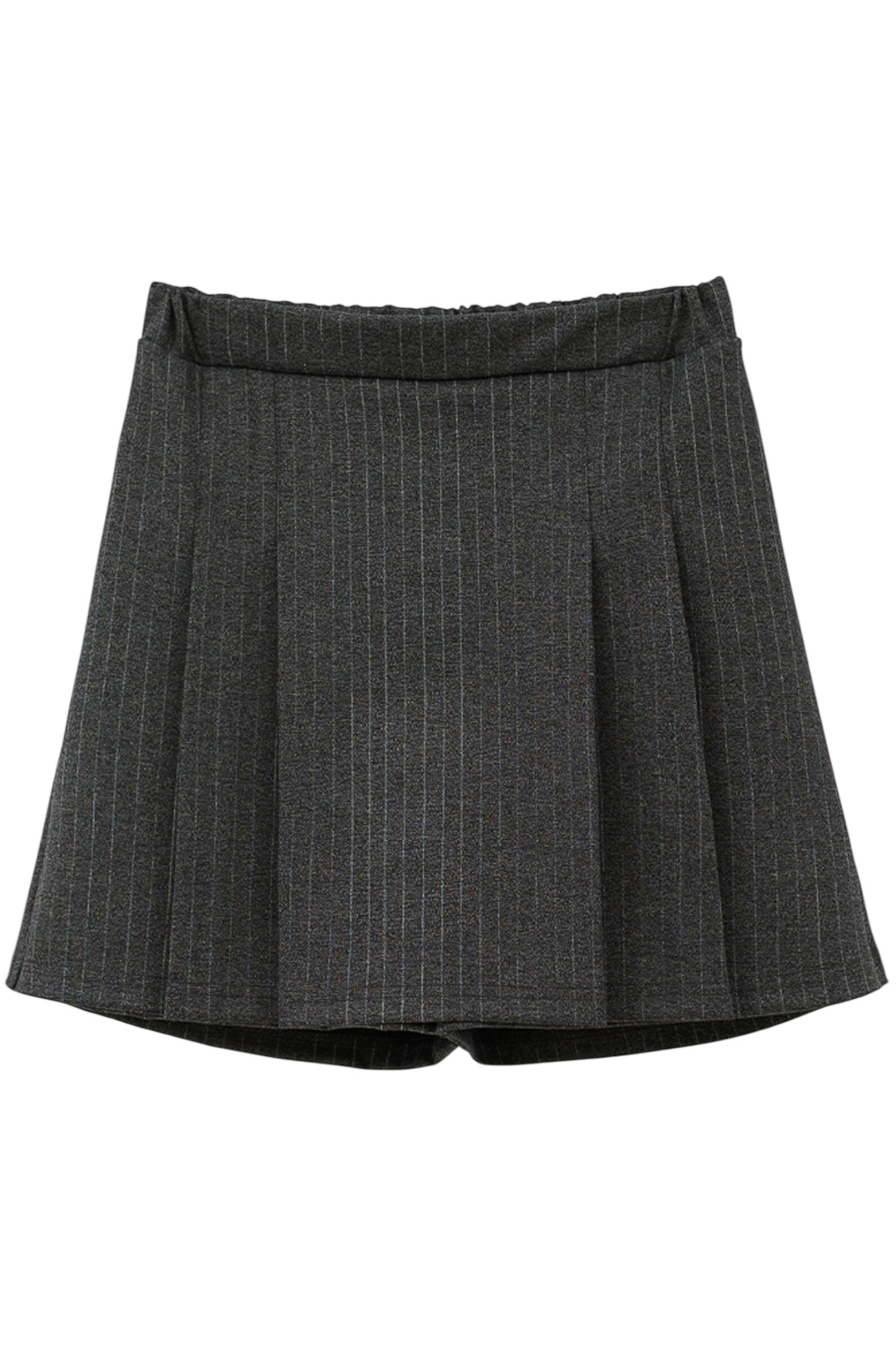 Юбка-шорты дев. АРТ.252026,сер,пэ-вис-эл