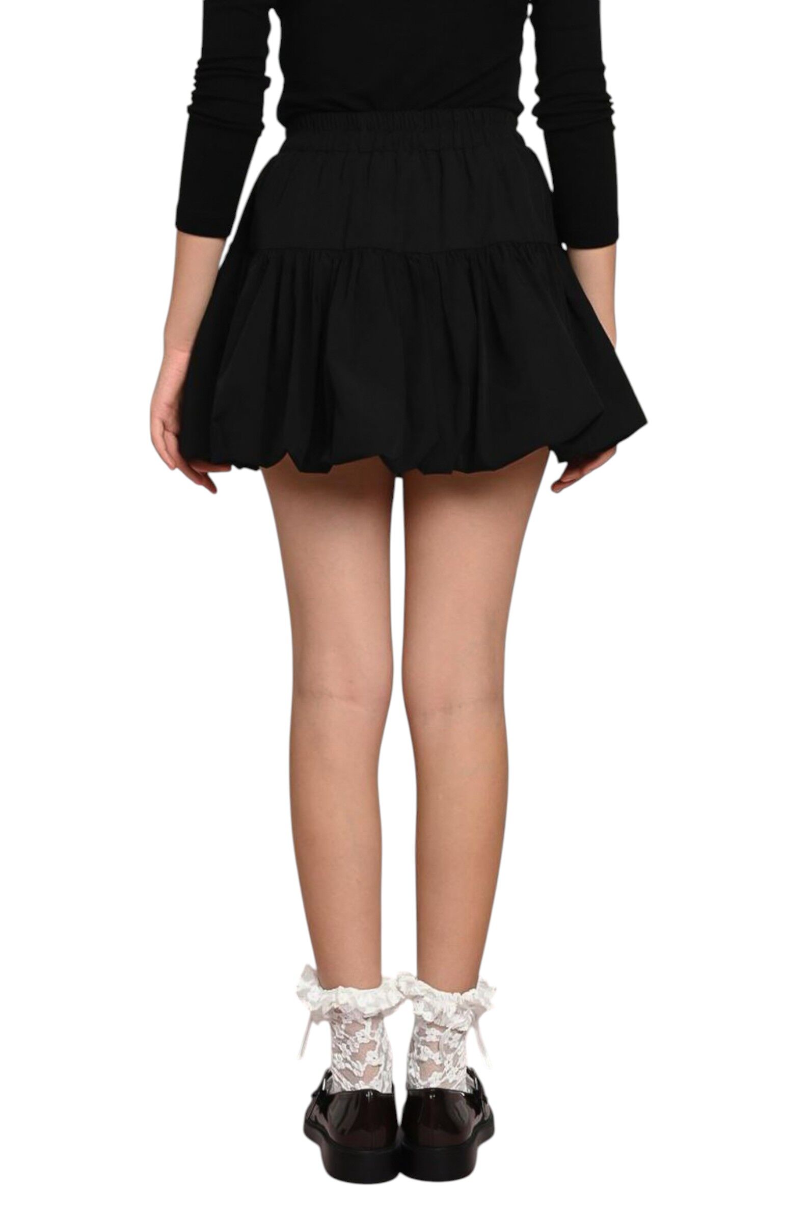 Юбка дев. АРТ.7950,чер,вис-лайкра